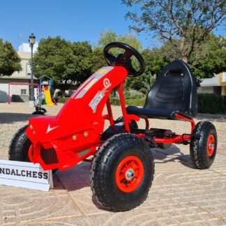 KART PEDALES PARA NIÑOS DE 3 A 8 AÑOS, ROJO, A18 LE5341